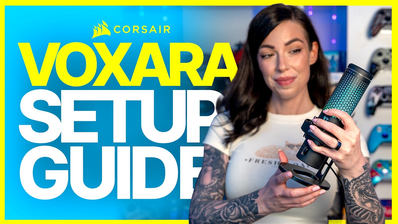How to set up the Corsair VOXARA Mic with Elgato Wave Link! #ad