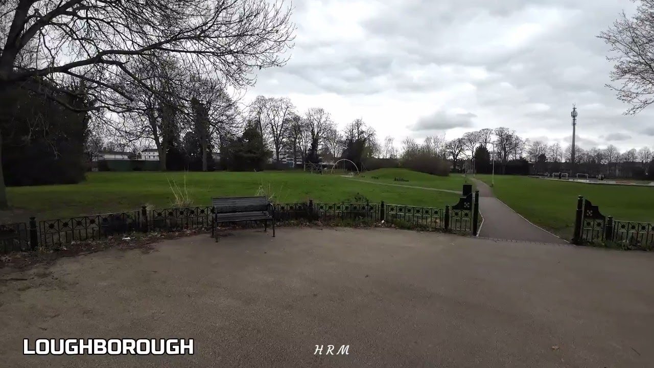 A walk in an amazing park in England | Walking in Loughborough | Southfields Park