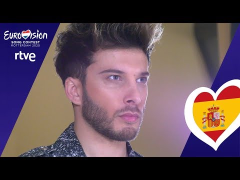 BLAS CANTÓ GRABA LA POSTAL DE ESPAÑA | Eurovisión 2020