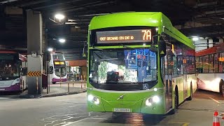 [4K対応 全区間前面展望] SG3004H 7A (区間便) Bedok → Orchard MRT Station Exit B, Volvo B5LH MCV Evora 代走運行 bn-403