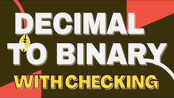 Decimal To Binary TAGALOG With CHECKING | Goal Gold TV