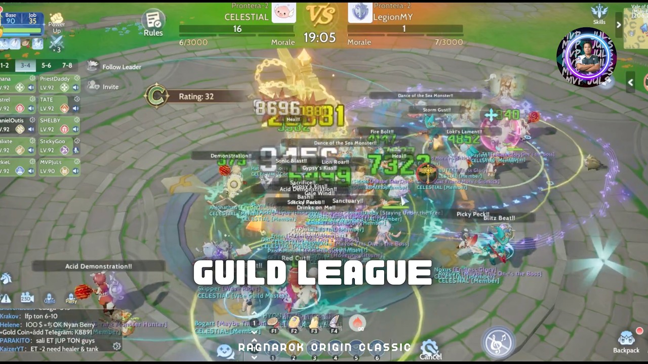 Guild Ragnarok Name Guild League - Celestial Guild - Ragnarok Origin Classic - YouTube