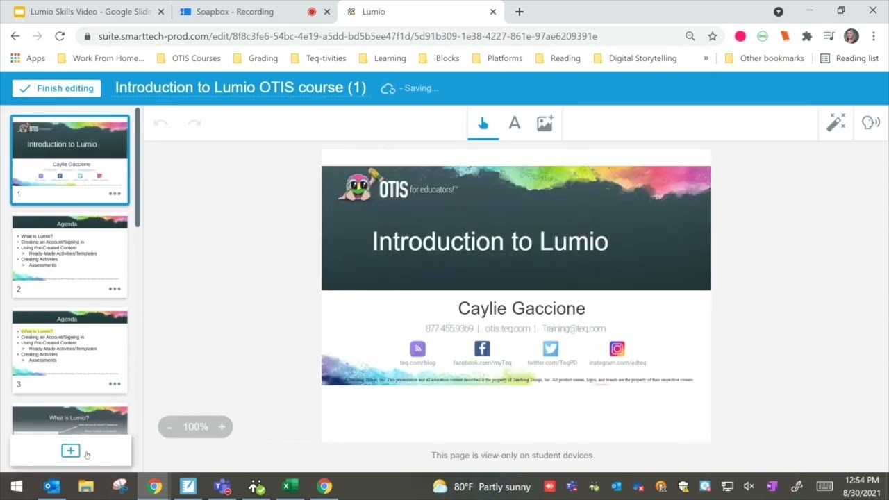 Creating, opening, and organizing Lumio lessons from your Google Drive -  Lumio by SMART