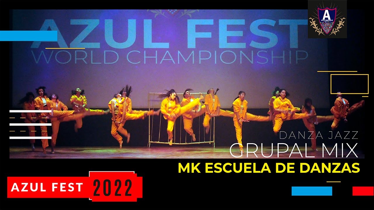 🌐 AZUL FEST COPA APERTURA | Danza Jazz – Grupal Mix – MK Escuela de Danzas