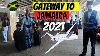 JAMAICA  AIRPORT STILL OPEN SANGSTER INTERNATIONAL MONTEGO BAY 1/1/2021 TAKE A WALK
