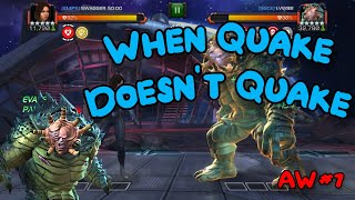 When Your Quake Doesn't Shake- AW#7 | Marvel Contest Of Champions