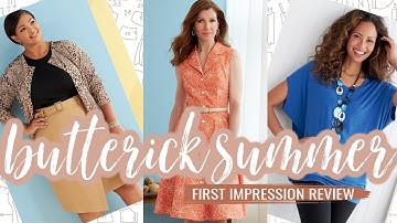 Butterick Summer Collection  |  Sewing Pattern Review