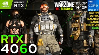 Call of Duty WARZONE (Season 3) - RTX 4060 (1080p/1440p)