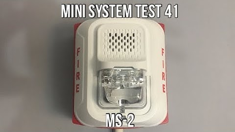 Mini system test 41 - P2WL code 3 - [MS-2]