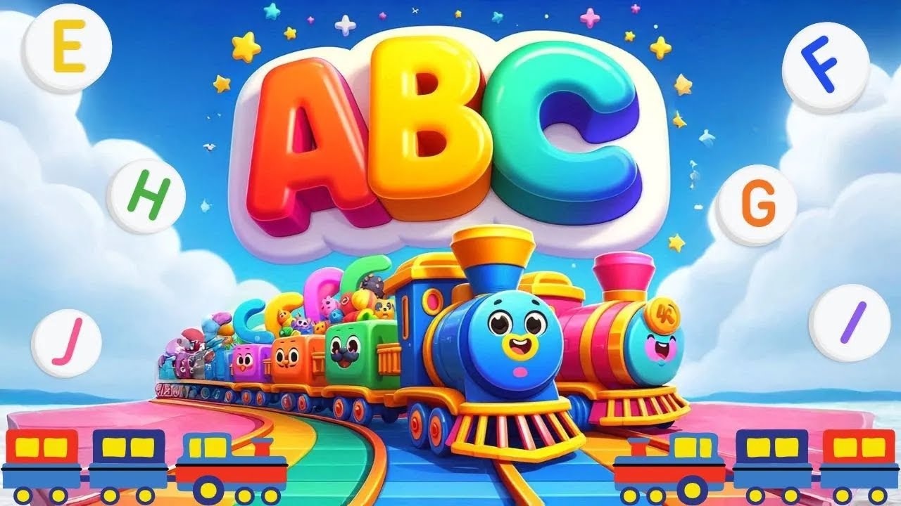 ABC Train Adventure for Kids Learn Letters A to Z with Fun and Music ...