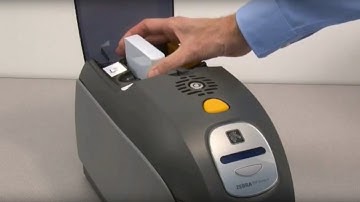 Zebra ZXP Series 3 ID Card Printer - How to Load Cards
