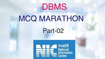 DBMS MCQ MARATHON PART-02 || #nic  #cse  #nielit  #gate #dbms