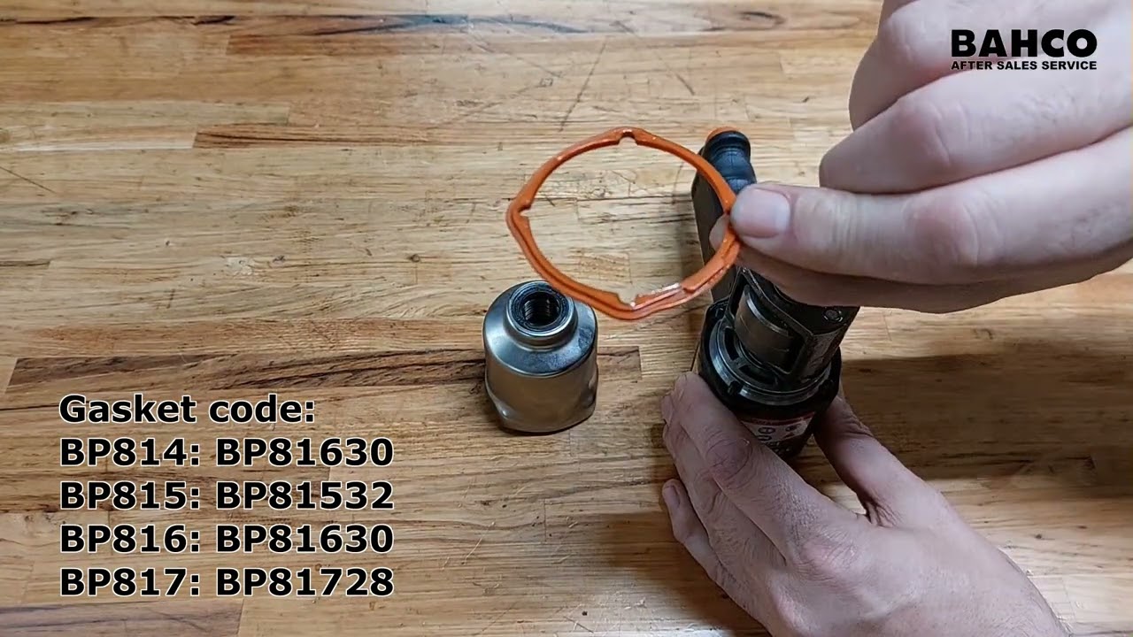 BP814 BP815 BP817 HAMMER ORNAMENTAL GASKET REPLACE PROCEDURE