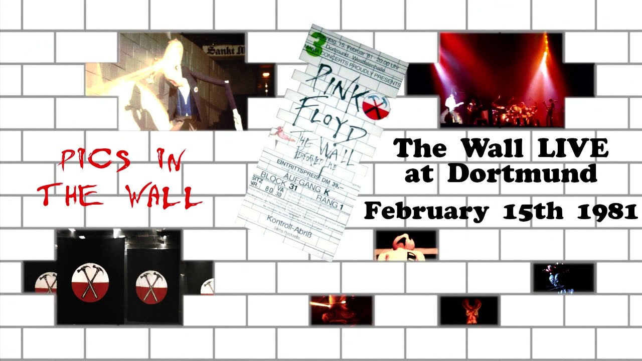 洋楽 HKL Live in Dortmund PINK FLOYD - February 15th 1981 Westfalenhalle, Dortmund, Germany