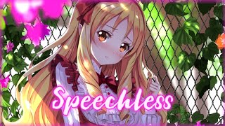 Nightcore - Speechless [Lyrics] - J.Fla cover ~ Naomi Scott