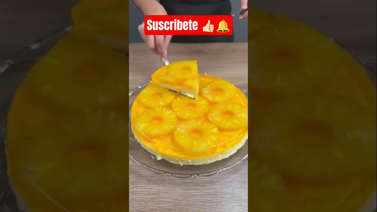 Postre delicioso de piña ! #postres #recetas #haslotumismo #shorts