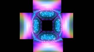 Colorful stage hologram Technology Video for 4 face Holographic Pyramid 4 face view screenshot 5