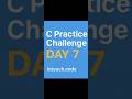 C programming practice challenge Day 7 🔥|function prototype 1 #cprogramming #coding #funtion#intouch