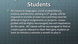 Digital Learning plan video