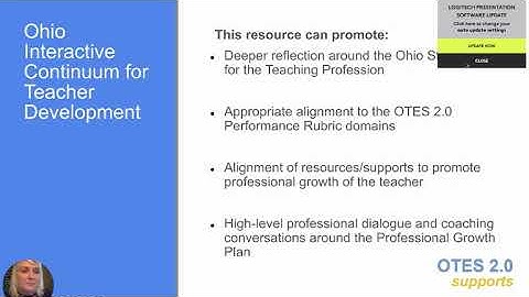An Introduction to the Ohio Interactive Continuum of Teacher Development
