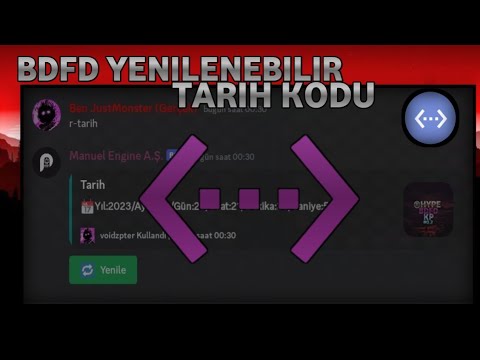 Bot Designer For Discord - Butonlu Tarih Komutu - Discord Yorumlarda