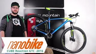 CUBE Reaction GTC PRO - 2016 Mountainbike MTB Karbon