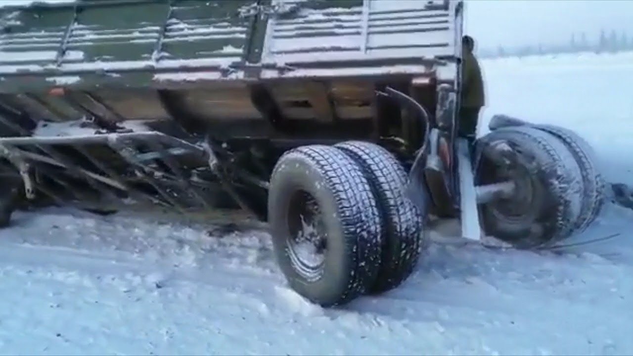 Камаз на зимнике