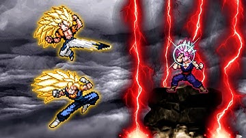 Vegito SSJ3 OP (New) & Gogeta SSJ3 OP (New) VS Gohan Beast V2 OP in Jump Force Mugen