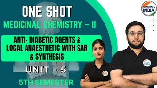 Information ONE SHOT | ANTI DIABETIC AGENTS | LOCAL ANAESTHETIC | B.PHARMA | 5 SEM | UNIT 5 Guide