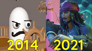Evolution of Sea of Thieves 2014-2021