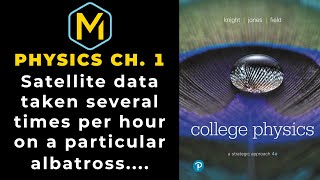 1.67 Mastering Physics Solution-"Satellite data taken several times per hour on a particular albatro