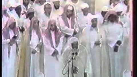 من سورة التوبة في صلاة التهجد بالحرم المكي 1407هـali jaber altawbah1407j chunk 1