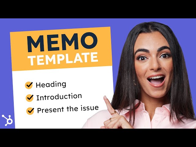 How to write a good memo