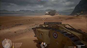Battlefield 1 Beta Landship Gameplay