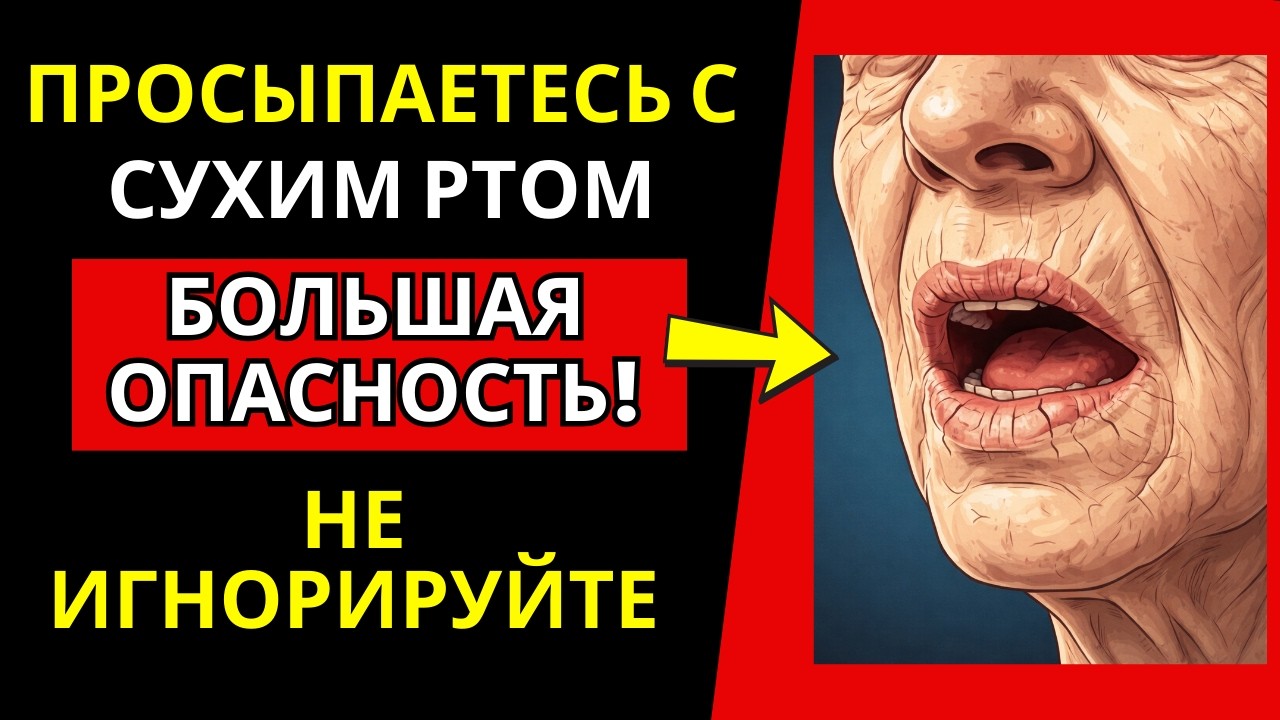 Если вы просыпаетесь с сухими губами и ртом, ваше тело предупреждает вас об этом (говорит врач).
