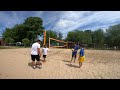 My first volleyball competition, game № 3 (set №1)