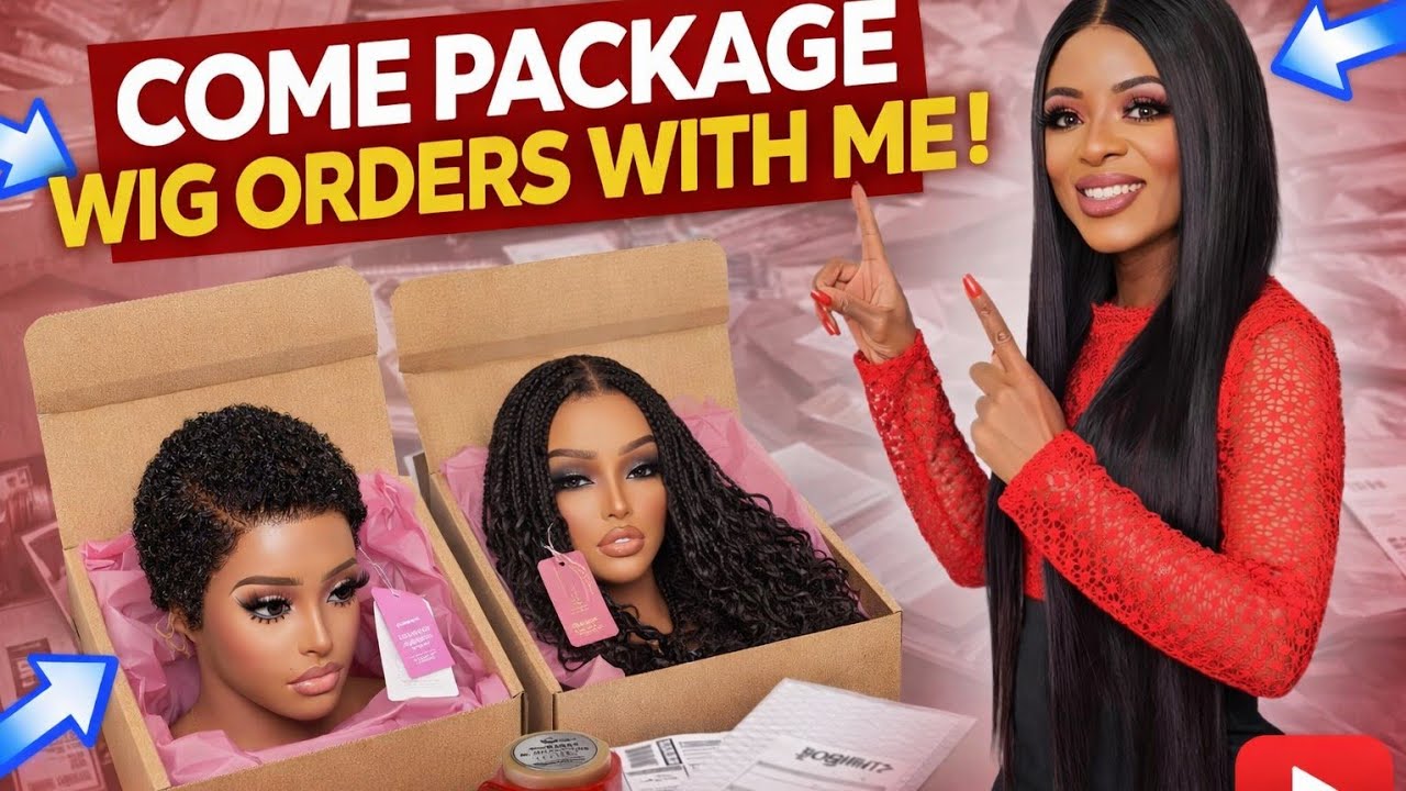 Come Package Two Full Lace Wigs With Me | Pixie Texture 