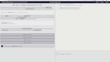 ES6: Use * to Import Everything from a File