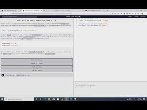 ES6: Use * to Import Everything from a File