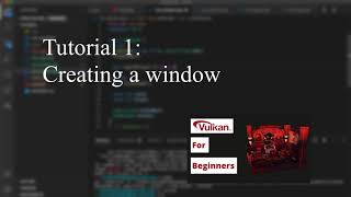 Opening a window - Vulkan Game Engine Tutorial 01 screenshot 3