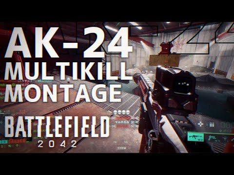 【Battlefield 2042】 AK-24 連続キル集 / AK-24 Multikill Montage #3