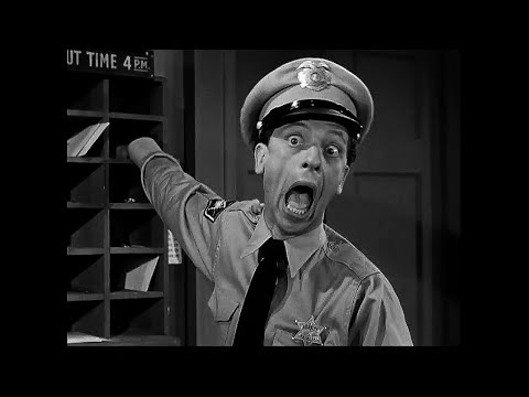 Andy Griffith Show 1-12 - A Stranger in Town-Barney and the mousetraps