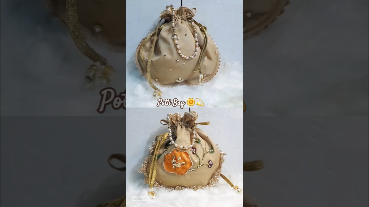 Potli Bag cutting and stitching 