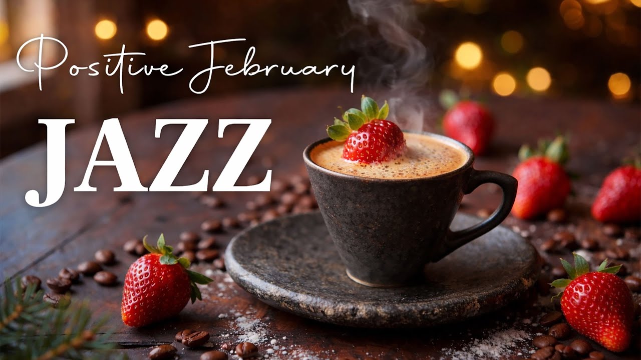 Positive February Jazz ☕ Soothing Bossa Nova Piano & Exquisite Coffee Jazz Music for Work & Focus