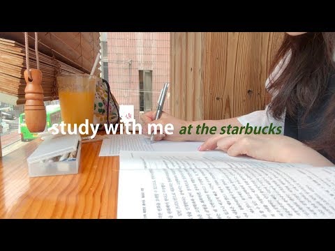 [<strong>cafe</strong>]스타벅스에서 같이 공부해요 (with piano music, real <strong>time</strong>) | 수린 suzlnne