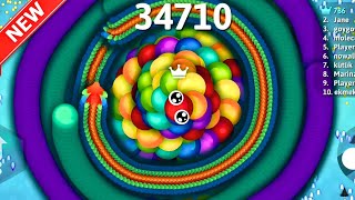 SNAKE IO🐍 RAINBOW 🌈 SNAKE IO vS 💀 MONSTER SR-75  EPIC SNAKE IO 🐍 BEST / FUNNY GAMEPLAY ! screenshot 3