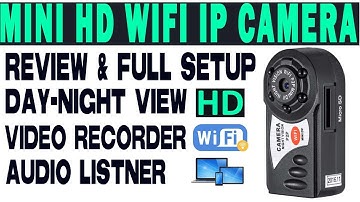 Q7 Mini Wifi Camera Review and Setup l Q7 Hd Wifi Camera app l q7 camera setup Mobile & PC 📸