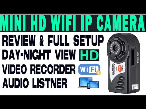 Q7 Hidden Mini Spy Wireless Ip Camera Review & Full Setup l Mobile & PC Setup l  Day-NIght View ??