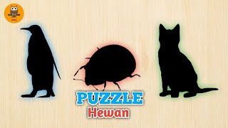 Puzzle Hewan untuk anak anak 🐂🐈🧩| Belajar Nama hewan dan suara untuk anak screenshot 4