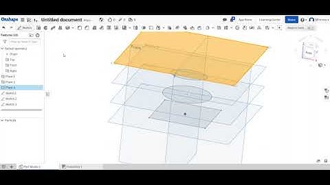 OnShape tutorial - how to create a Loft